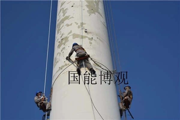 華南某風電公司風電塔筒油漆層修復